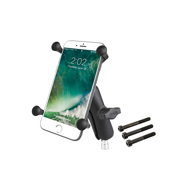 RAM MOUNT Uchwyt X-GRIP™ montowany do kierownicy motocykla ze śrubami M8 RAM-B-367-UN10U