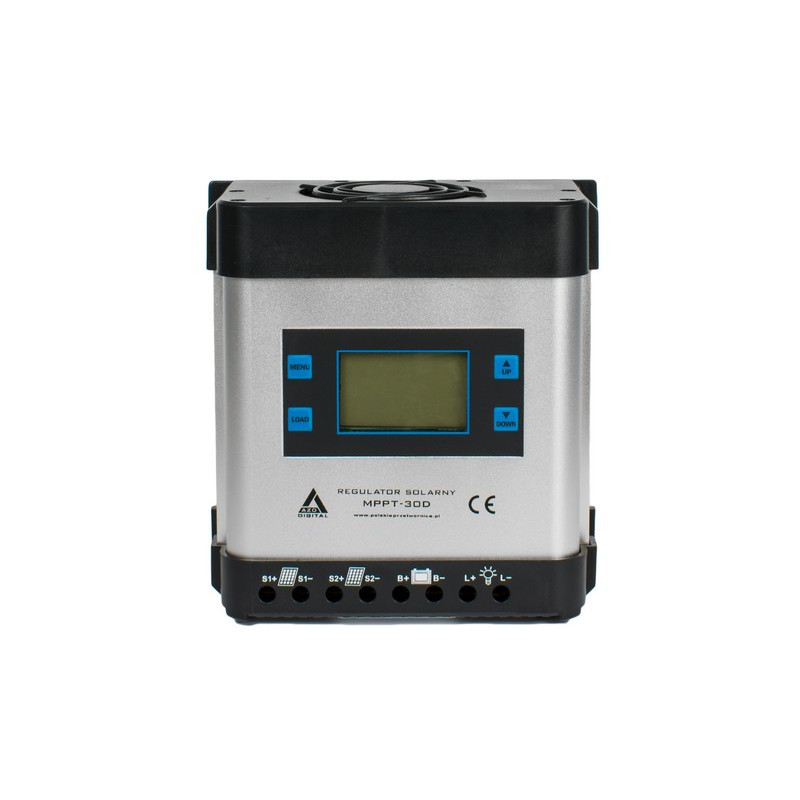 Solarny regulator ładowania MPPT 12/24 - 30A wyświetlacz LCD