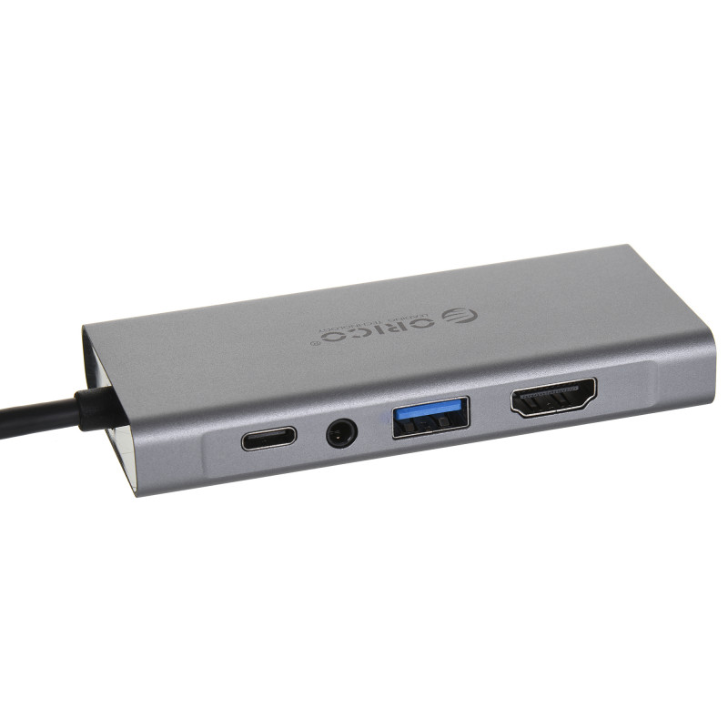 ORICO HUB USB-C USB 3.0, VGA, HDMI, AUDIO, PD 60W