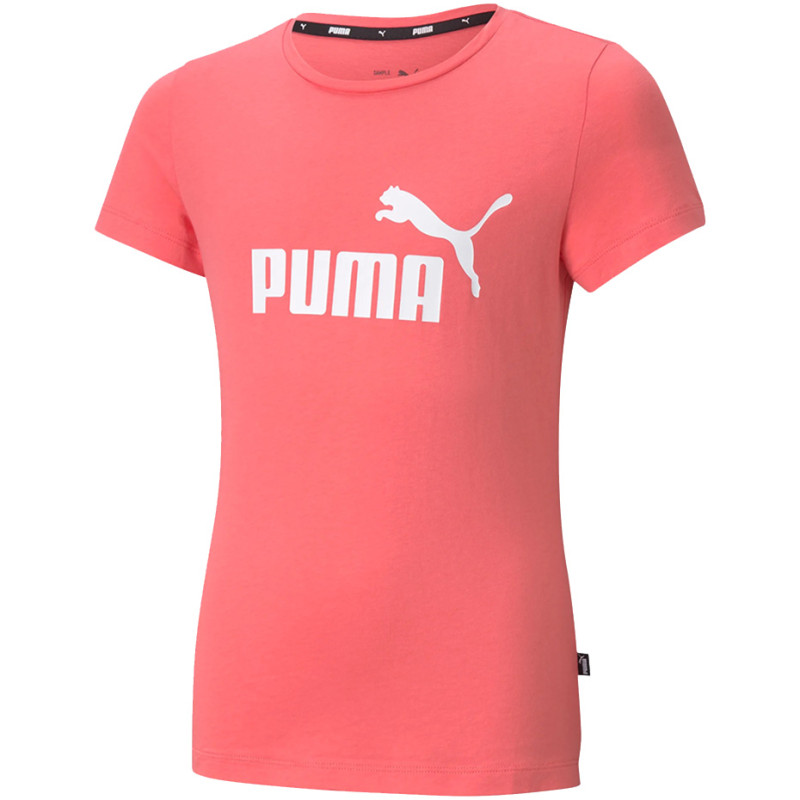 Koszulka dla dzieci Puma ESS Logo Tee G różowa 587029 42