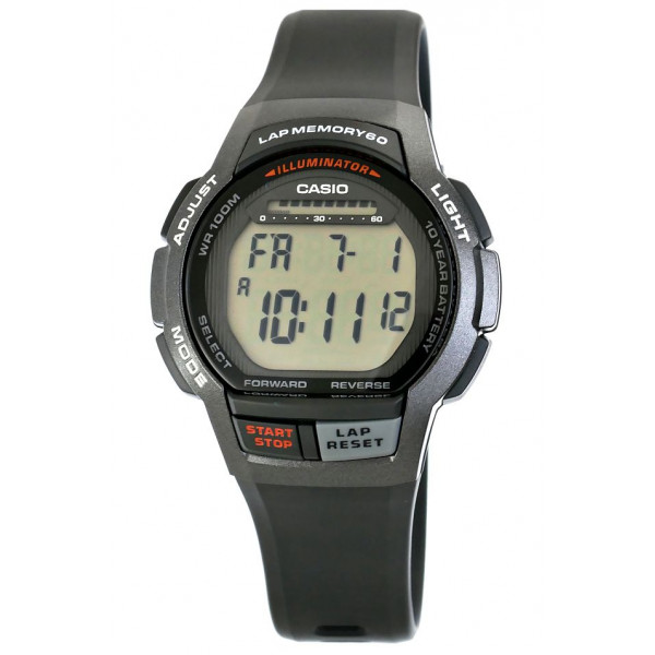 Zegarek Casio WS-1000H-1AVEF 10 Bar Do pływania Unisex